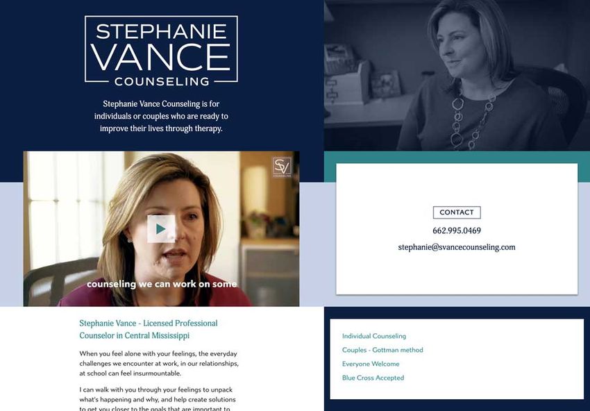 Stephanie Vance Counseling Brand Launch