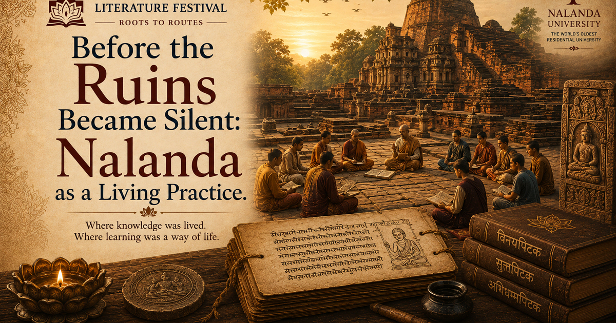 Before the Ruins Became Silent: Nalanda as a Living Practice.