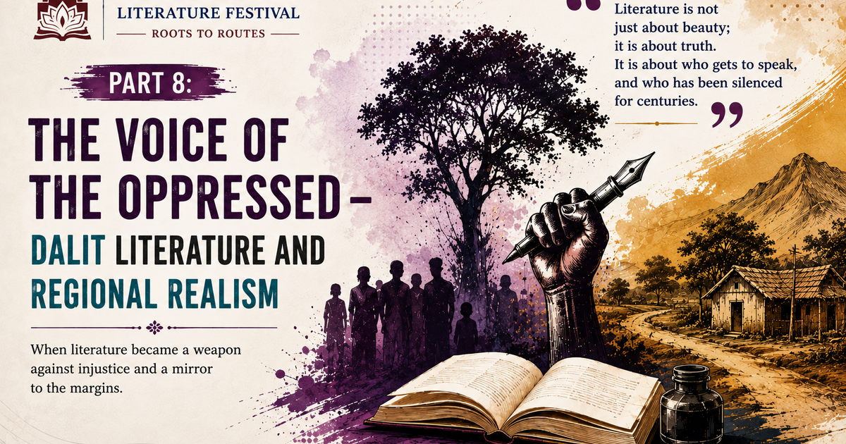 PART 8: The Voice of the Oppressed – Dalit Literature and Regional Realism
