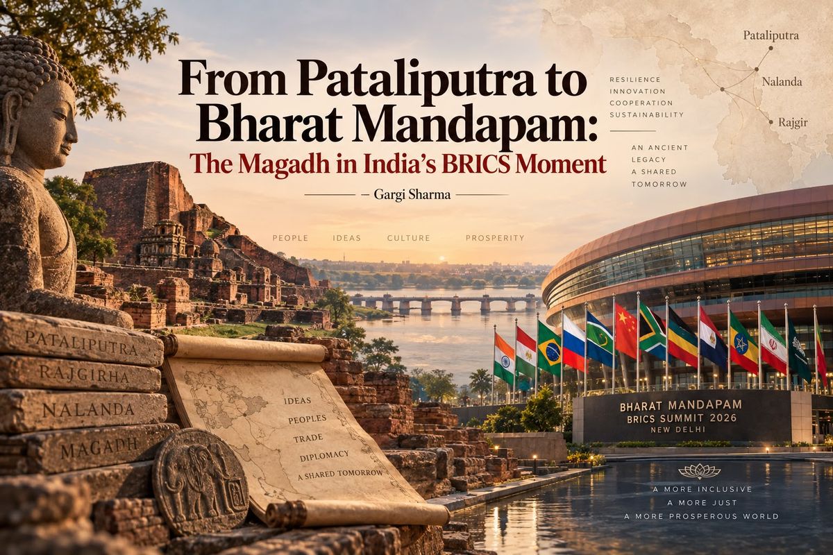 From Pataliputra to Bharat Mandapam: The Magadh in India’s BRICS Moment