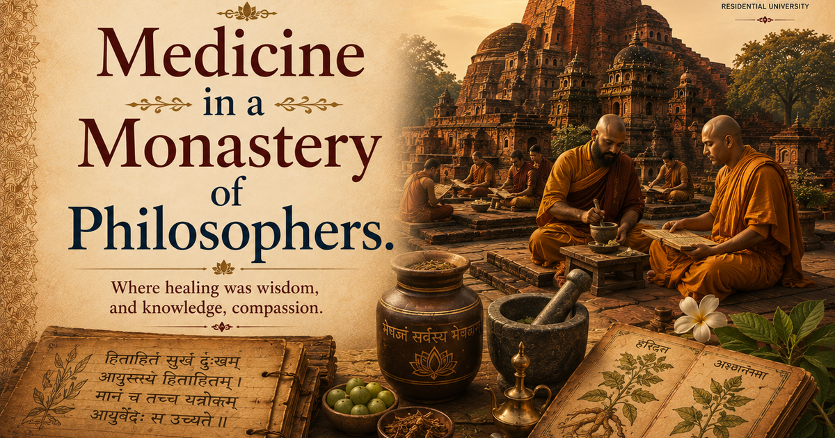 Medicine in a Monastery of Philosophers.