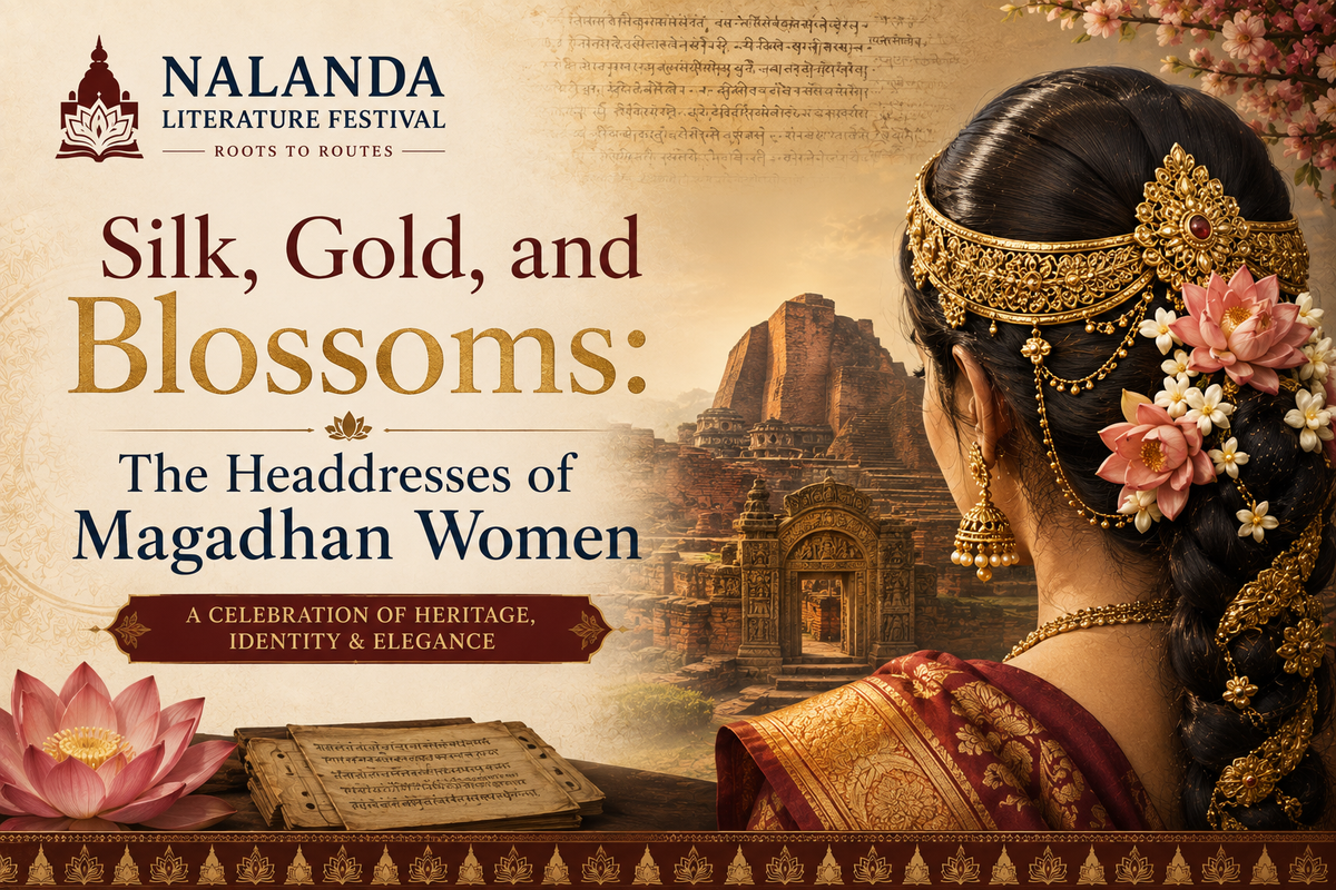 Silk, Gold, and Blossoms: The Headdresses of Magadhan Women