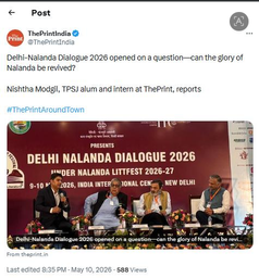 The print India of the Nalanda Literature Festival