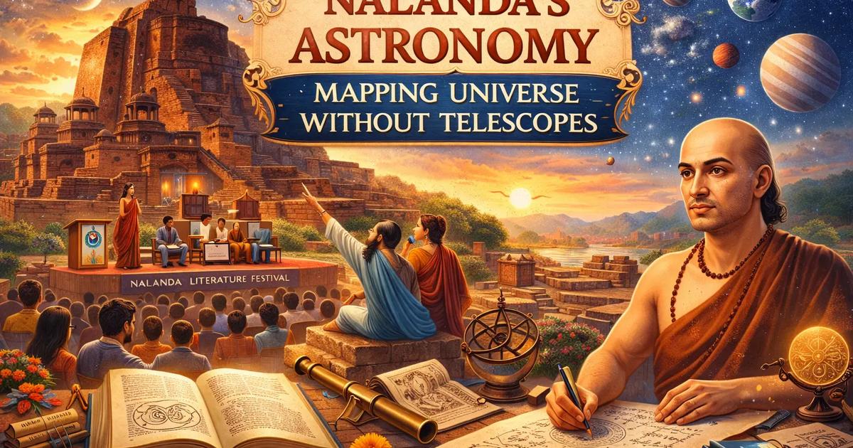 Nalanda's Astronomy: Mapping Universe Without Telescopes