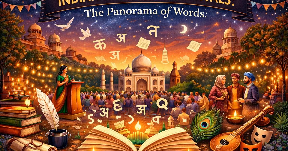 "INDIAN LITERATURE FESTIVALS: The Panorama of Words"