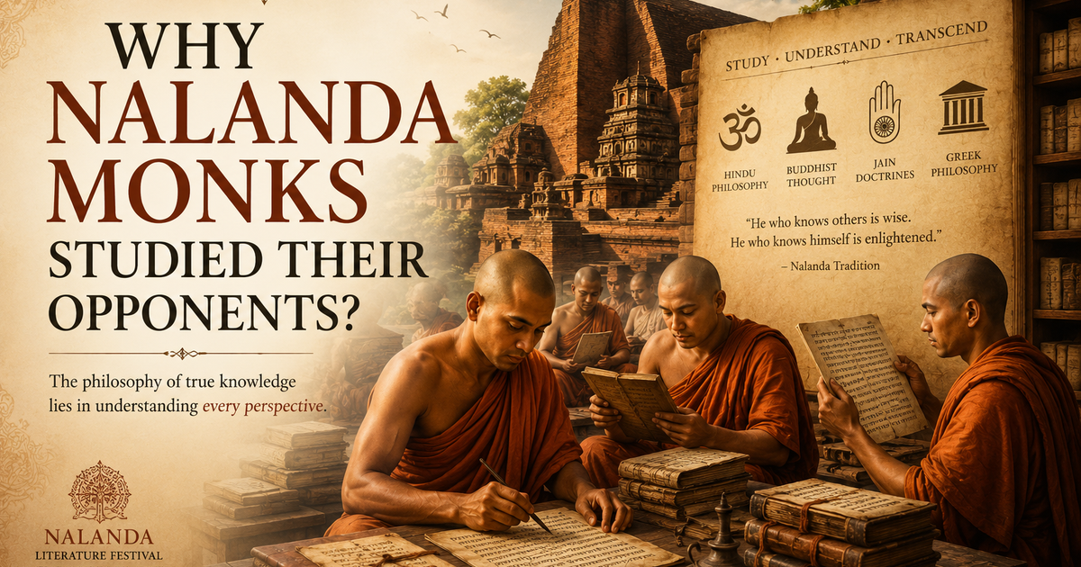 Why Nalanda Monks Studied Their Opponents?