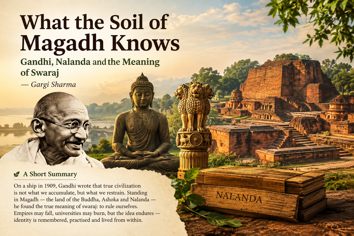 What the Soil of Magadh Knows: Gandhi, Nalanda and the Meaning of Swaraj