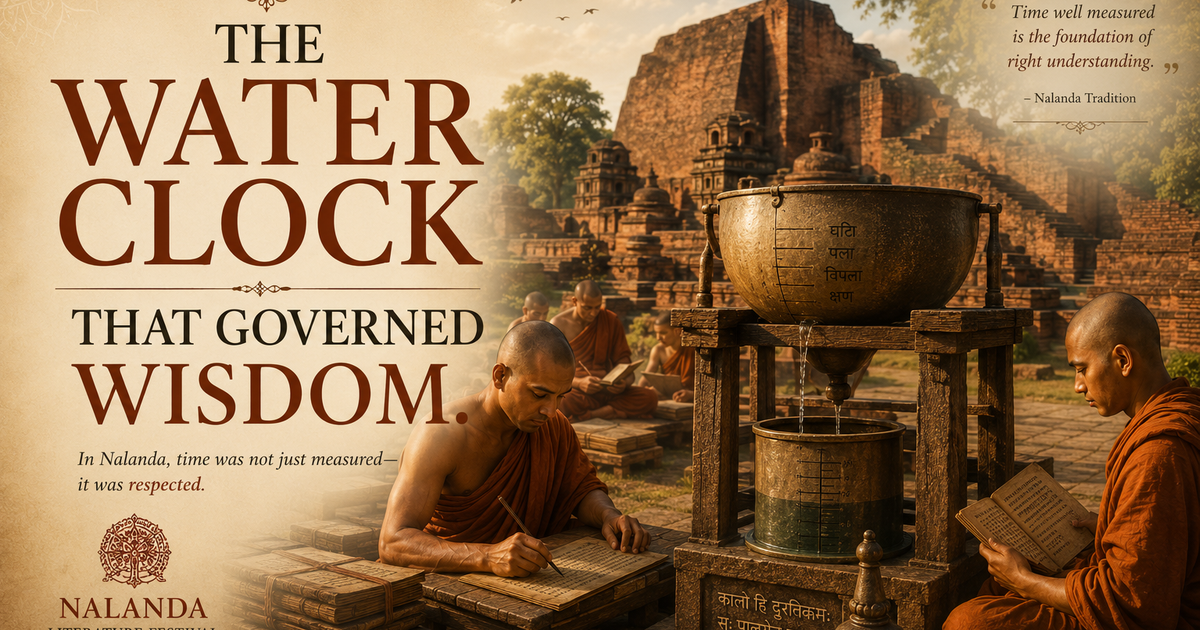 The Water Clock That Governed Wisdom.