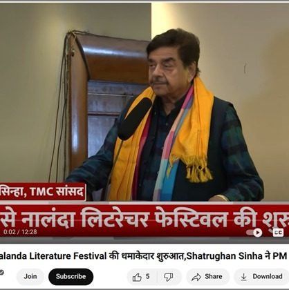 Press coverage of the Nalanda Literature Festival