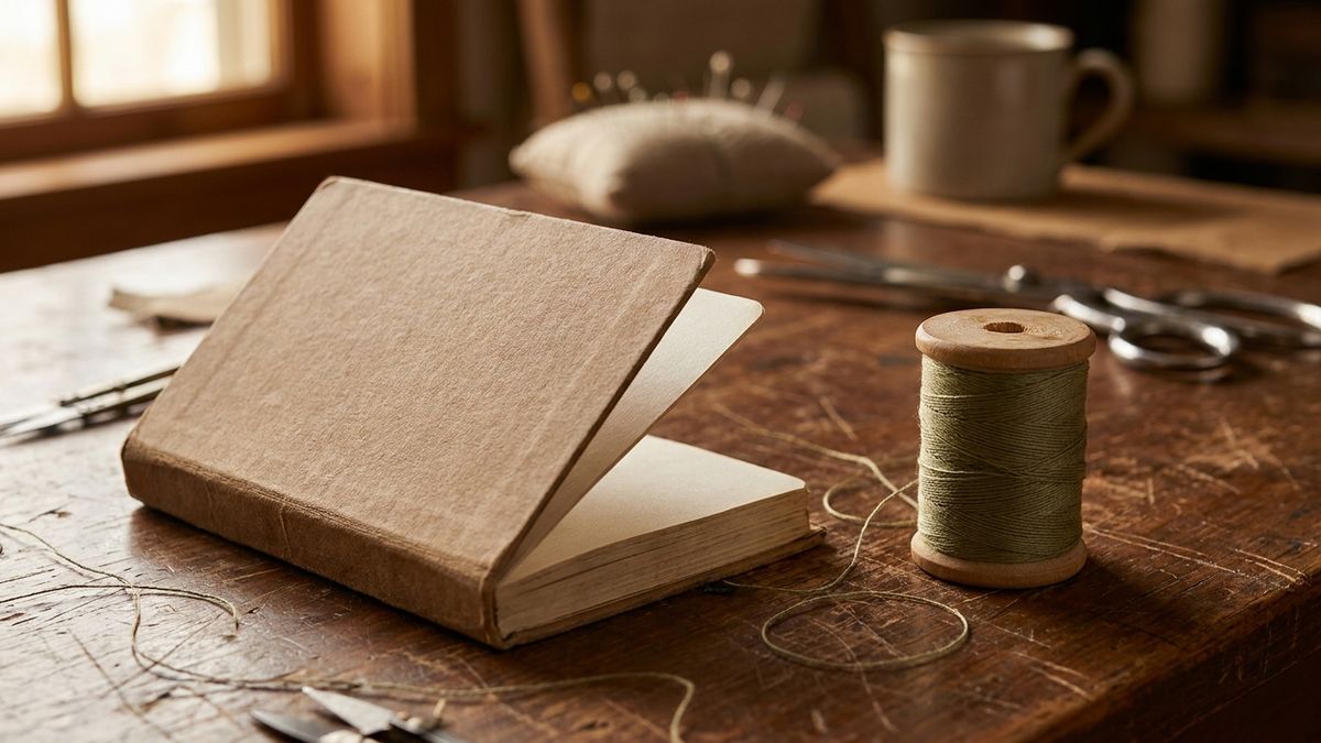 Loyalty ledger and olive thread on a retention workbench