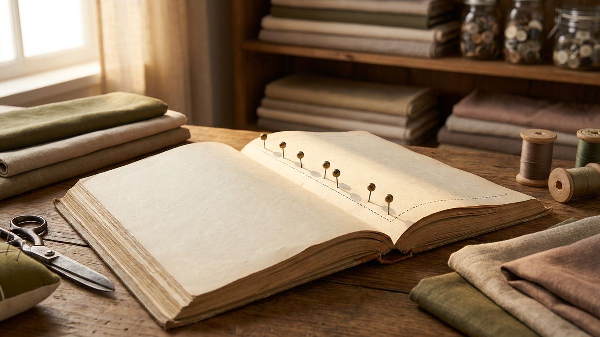 Playbook pages with conversion checkpoints in warm light
