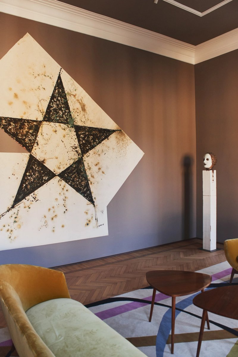 Contemporary art gallery interior at CASABIANCA Como