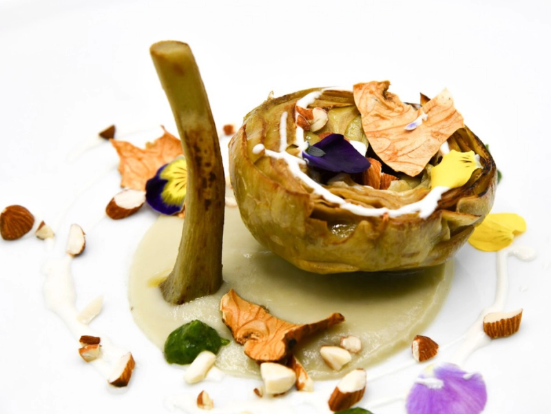 Lake fish dish at Battipalo