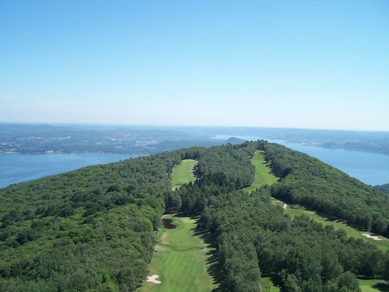 Golf Des Iles Borromees with Alpine panorama and Lake Maggiore views