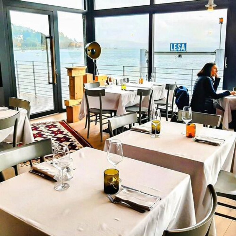 Battipalo restaurant over Lake Maggiore in Lesa