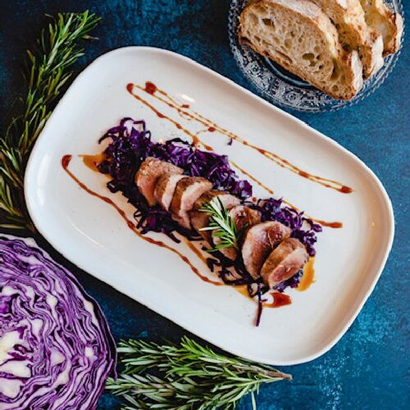 Contemporary Italian dish at Ristorante Blu Arona