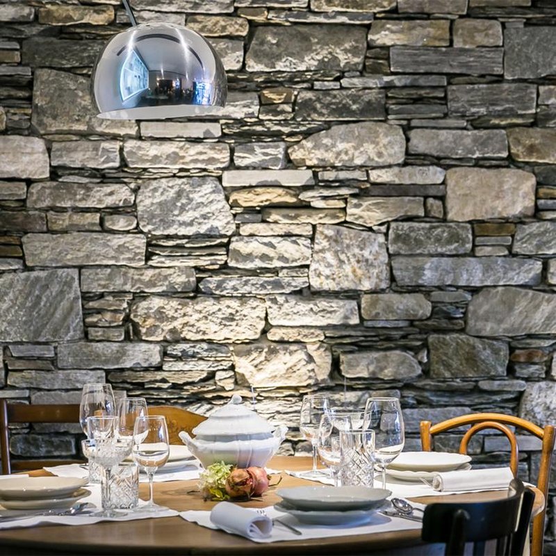 Casa Fantini Lake Time restaurant interior designed by Piero Lissoni