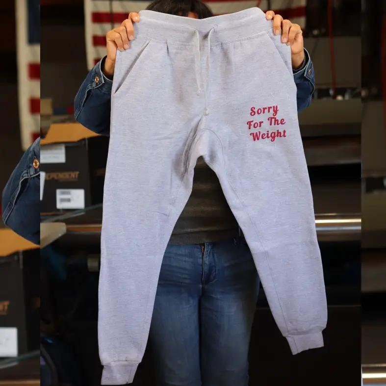 Customized Screen Printed Independent IND20PNT Fleece Pants with Puff Ink