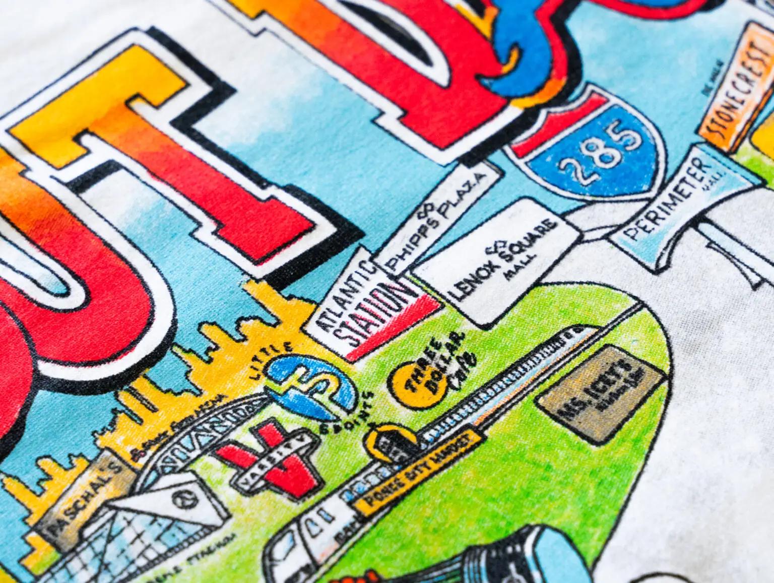 Custom Simulated Process Screen Printing on Gildan 67000 Softstyle CVC T-Shirts 3