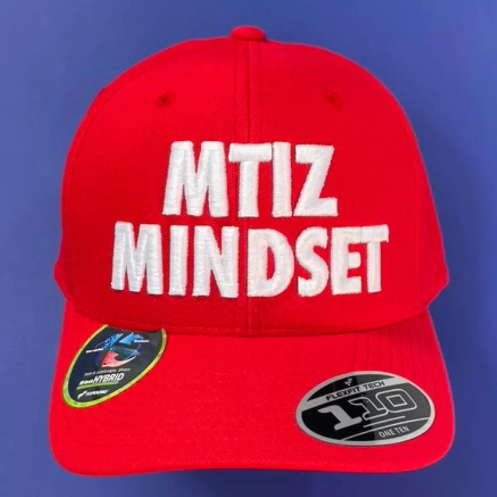 Custom 3D Puff Embroidered Flexfit 110® Cool & Dry Mini Pique Caps 1