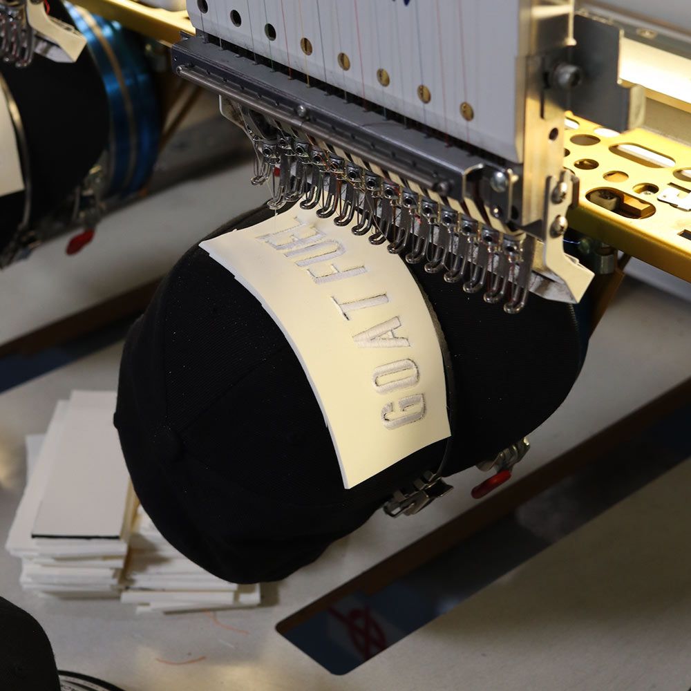 Custom 3D PUFF Embroidered Flexfit 6089M Snapbacks for Goat Fuel 1