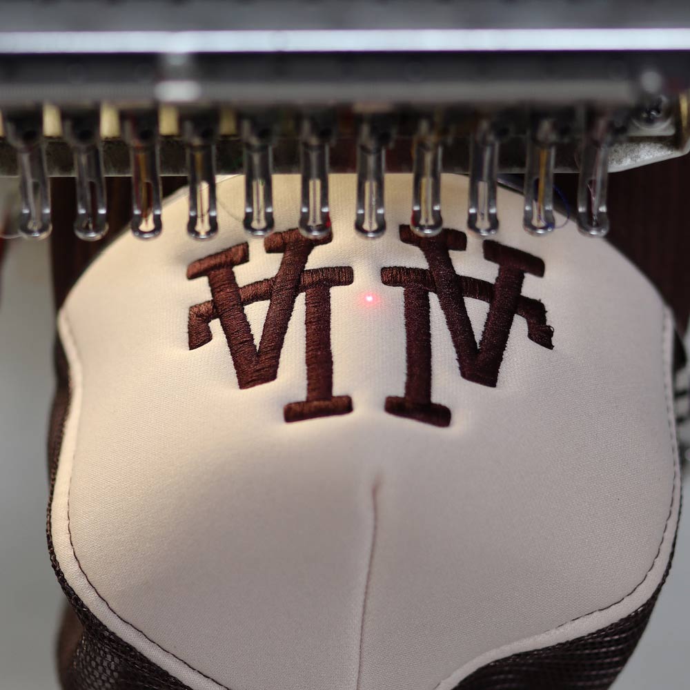 puff embroidery hats