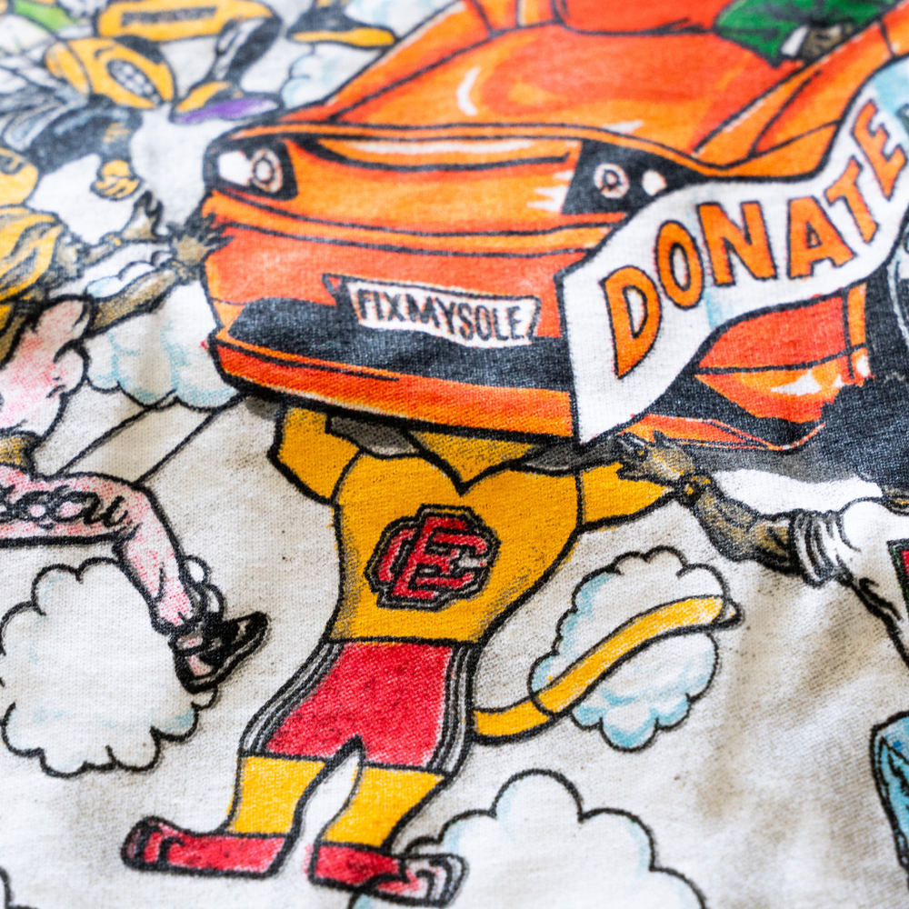 Custom Simulated Process Screen Printing on Gildan 67000 Softstyle CVC T-Shirts 2