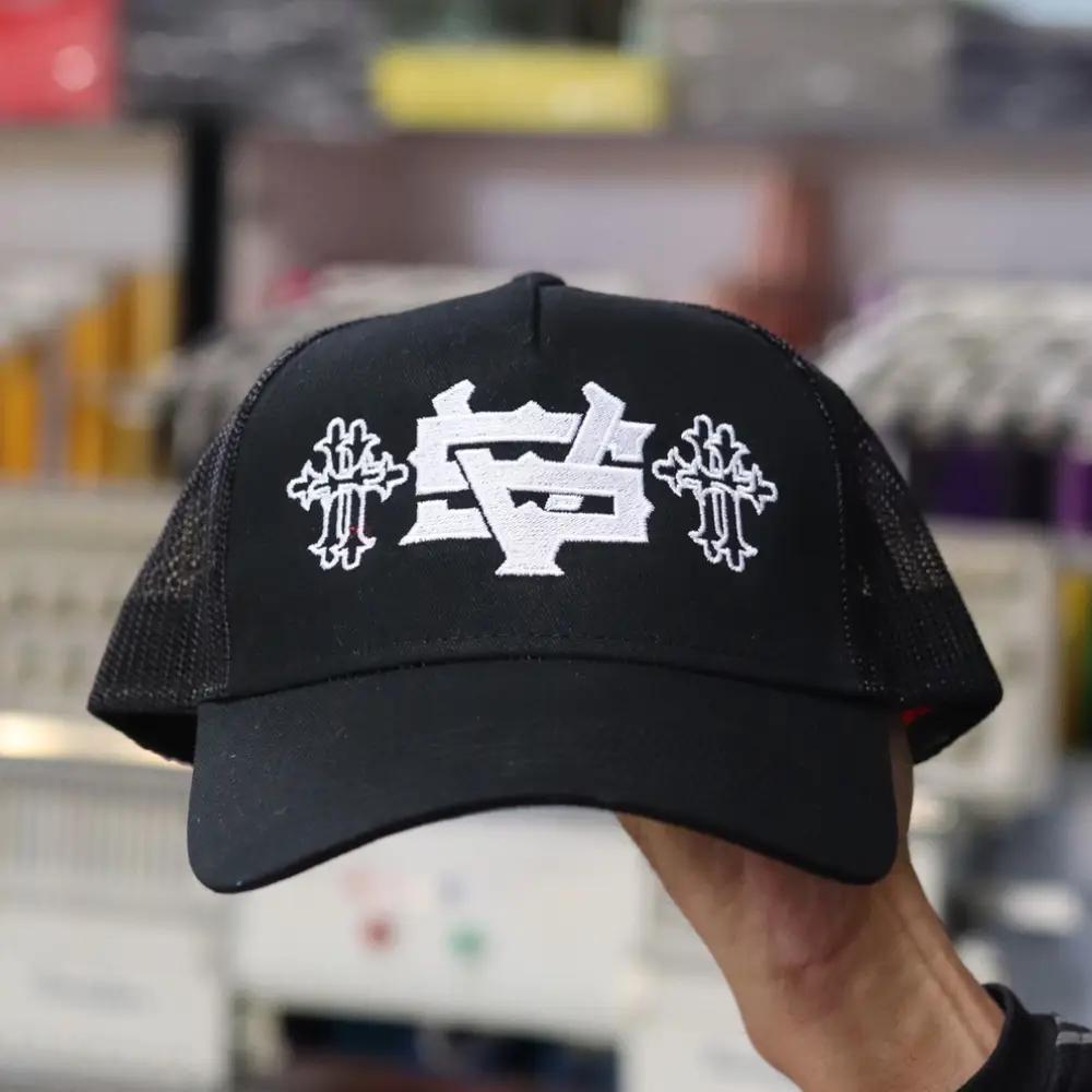 Custom Embroidered OTTO CAP 32-934 Trucker Hats for Local Clothing Brand