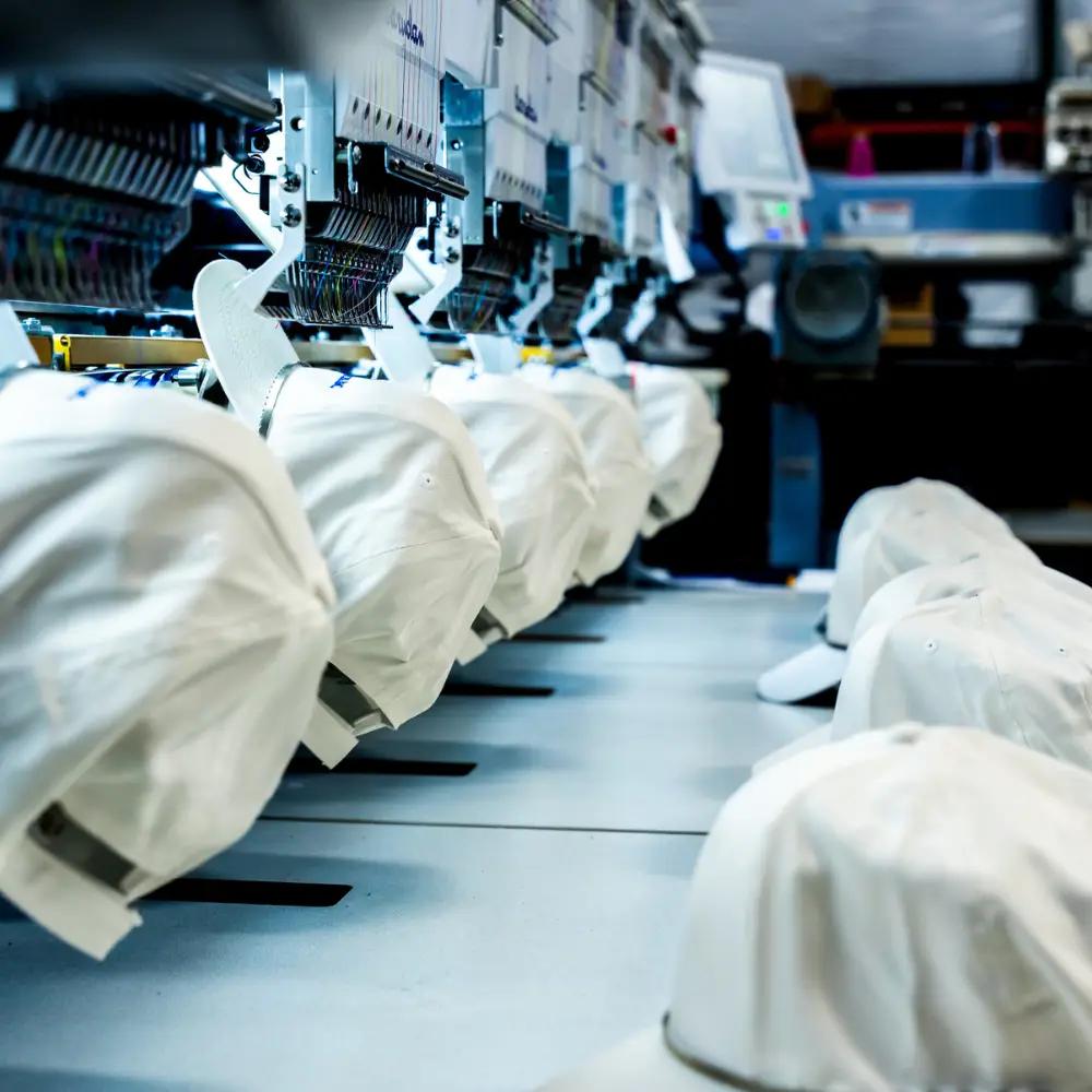 Custom Embroidered Valucap VC600 Chino Caps for Arrowhead Evaluation 1