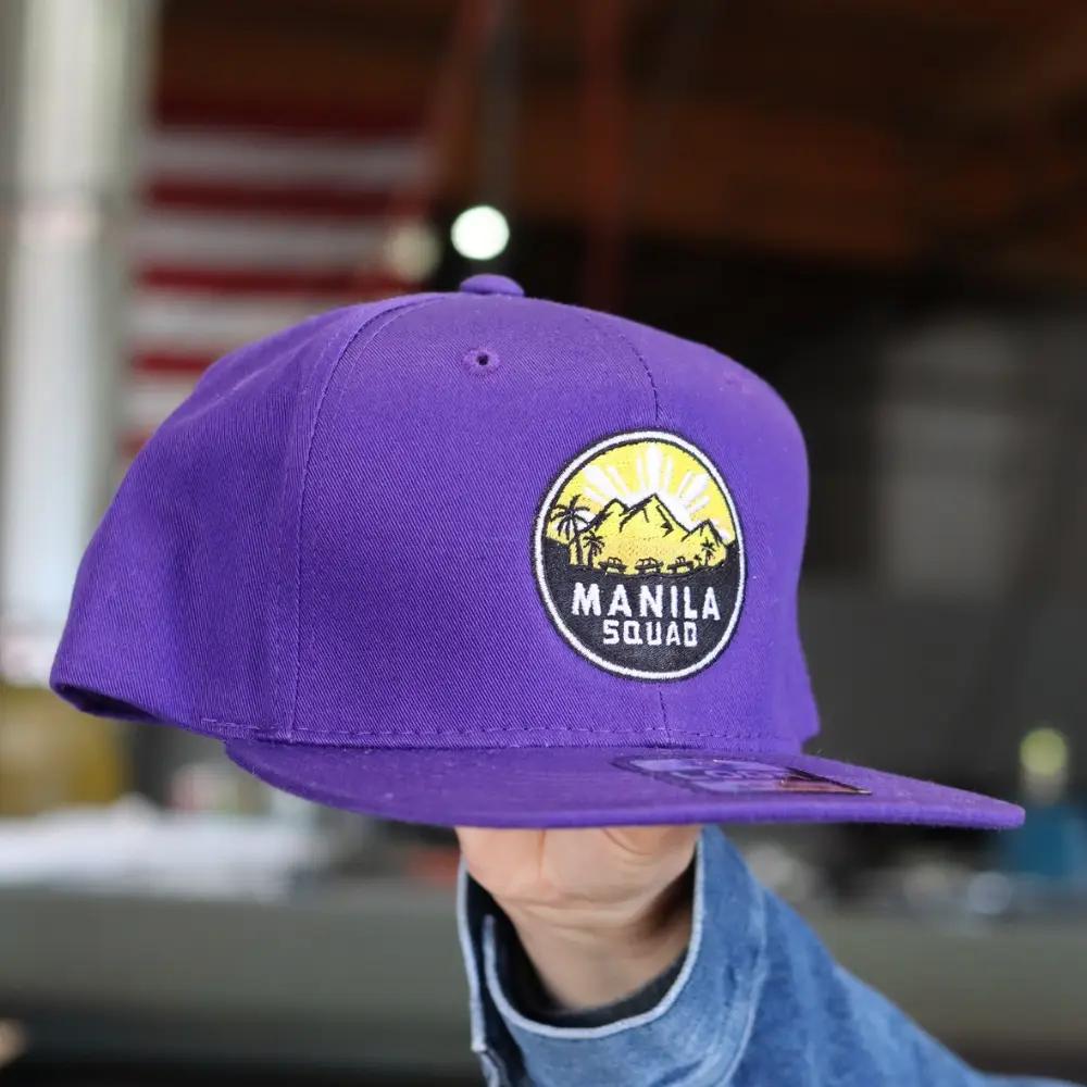 Rush Embroidered 6089M YP Classics Flat Bill Snapback Caps for Manila Squad