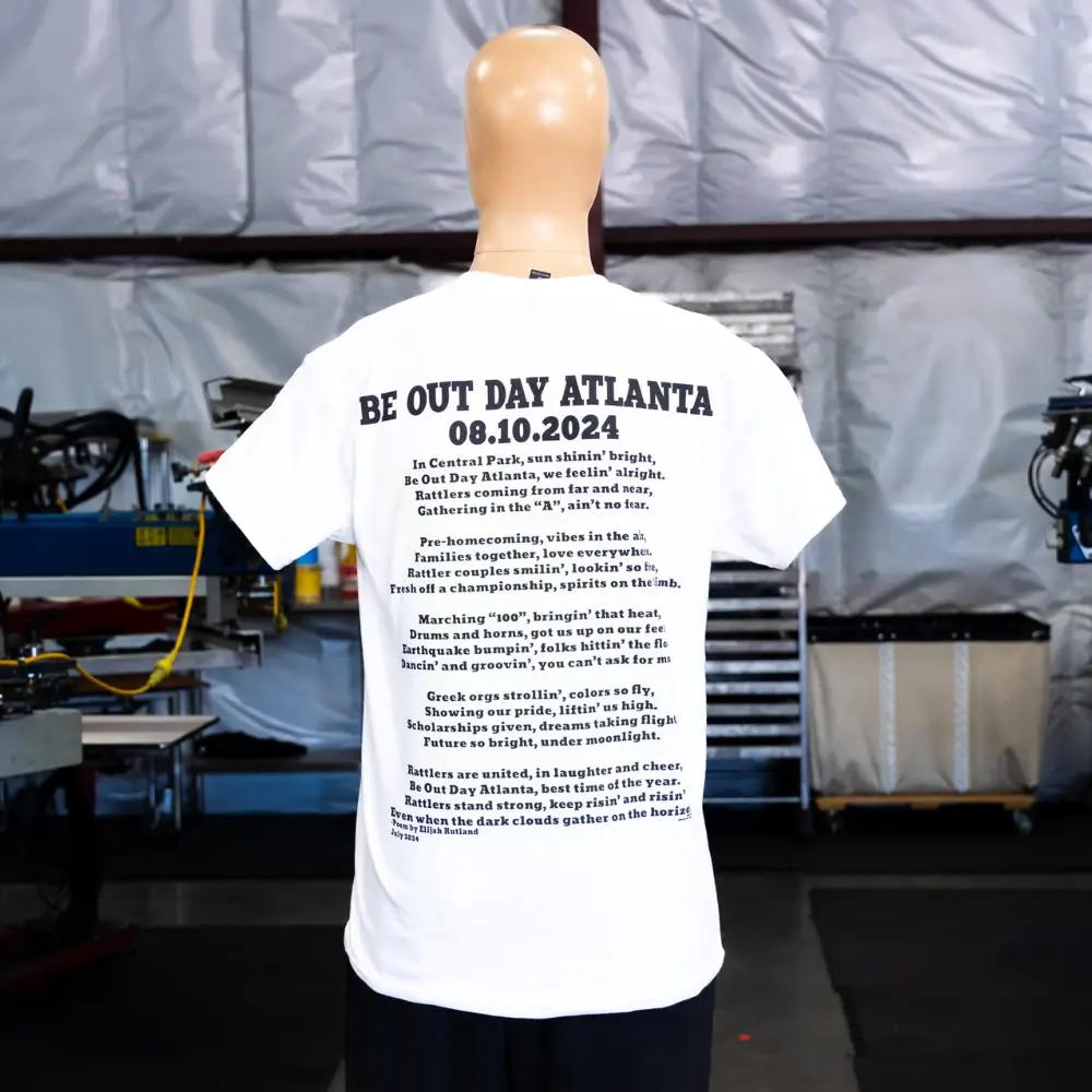 Custom Simulated Process Screen Printing on Gildan 67000 Softstyle CVC T-Shirts 1