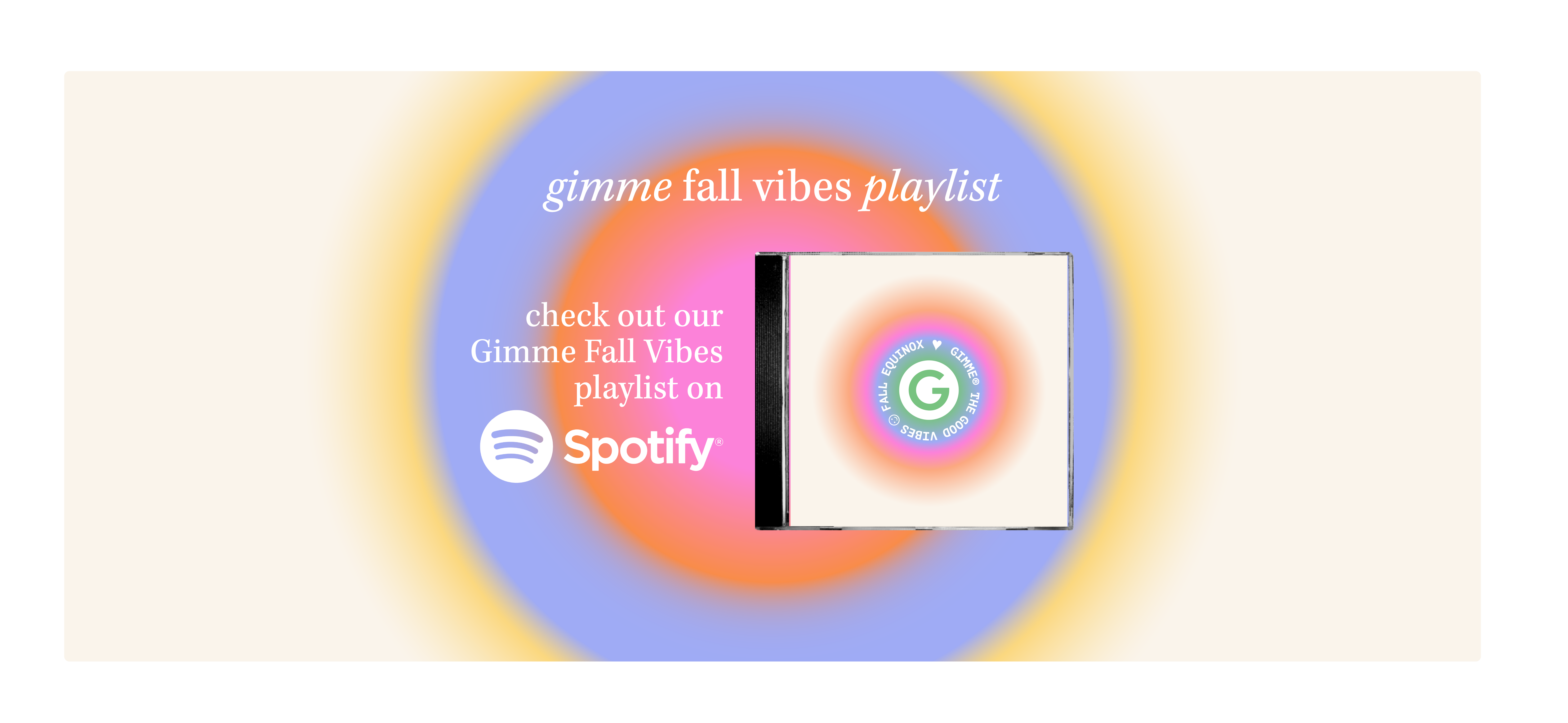 gimme fall vibes playlist