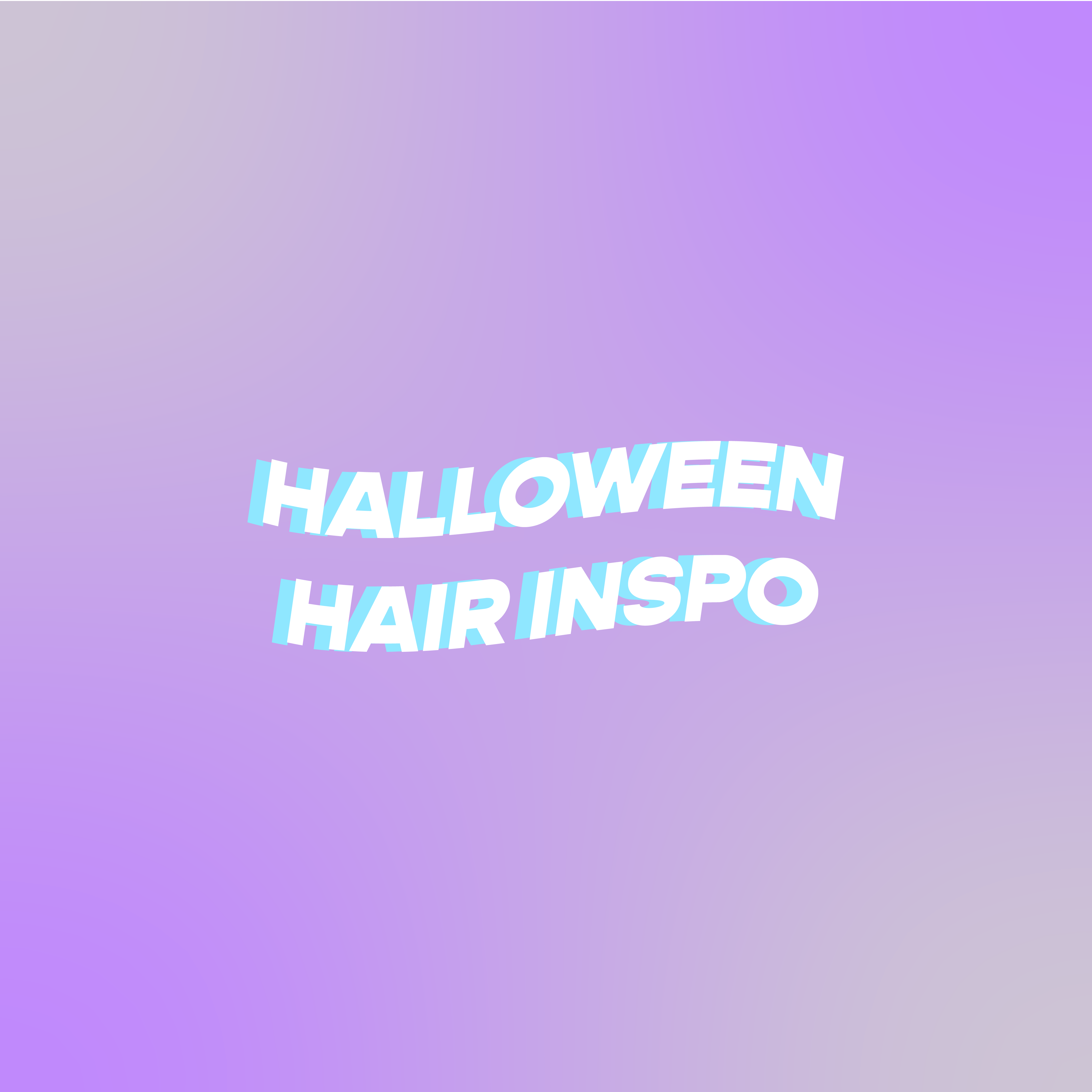 Halloween Hair Inspo