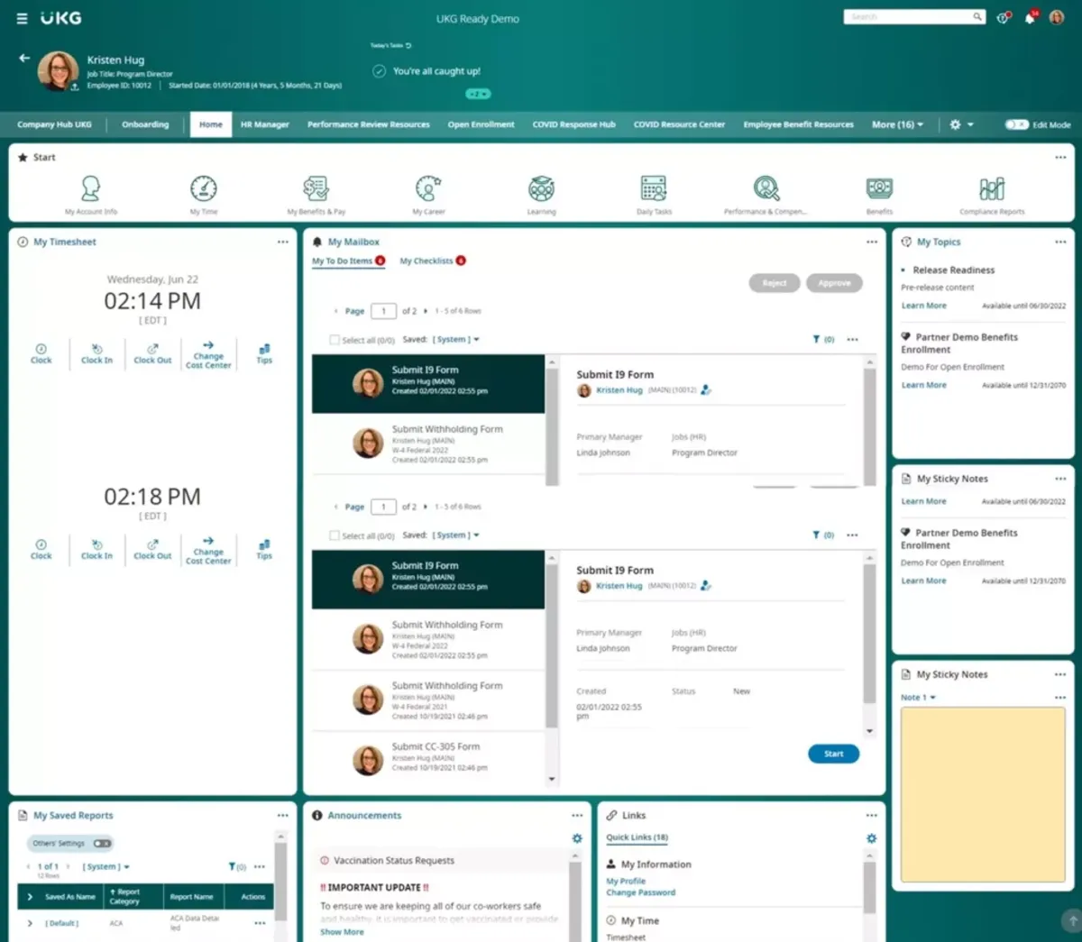 UKG Leave Management System