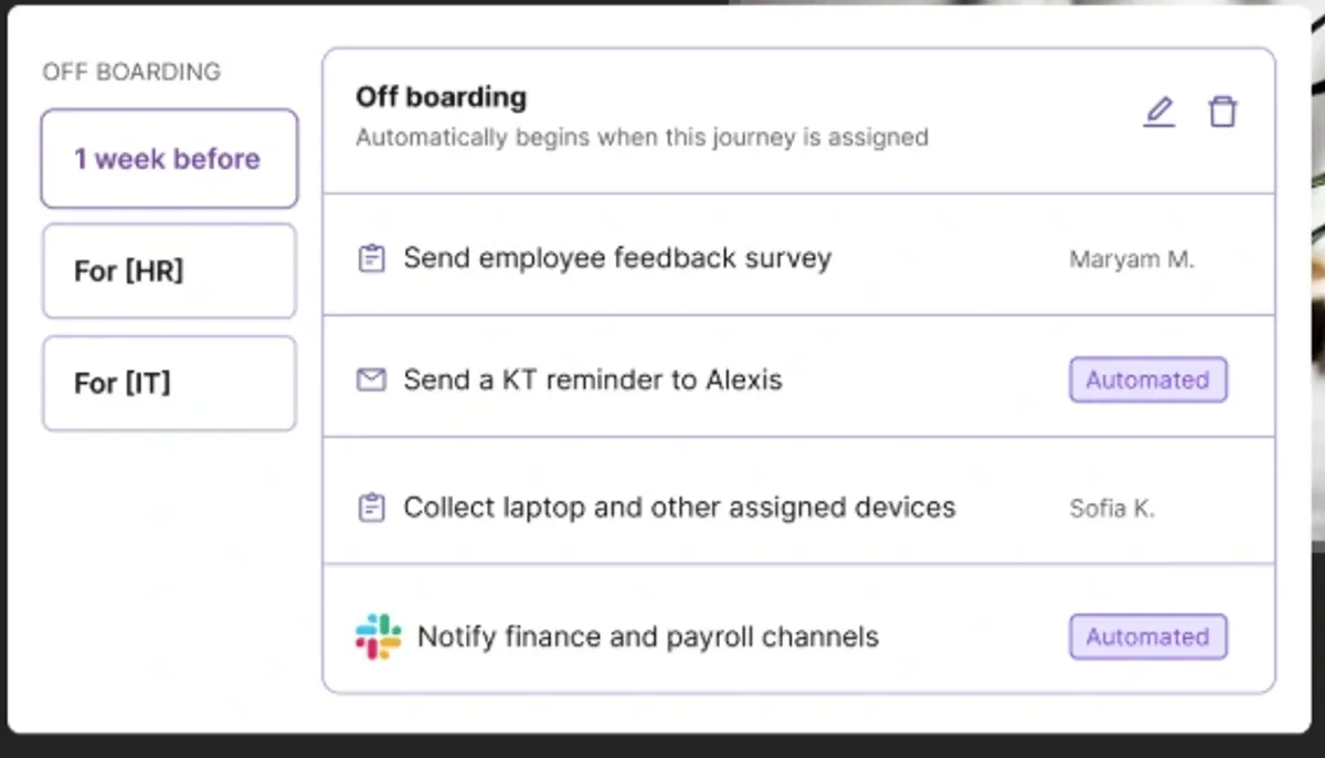 Atomicwork Offboarding Software