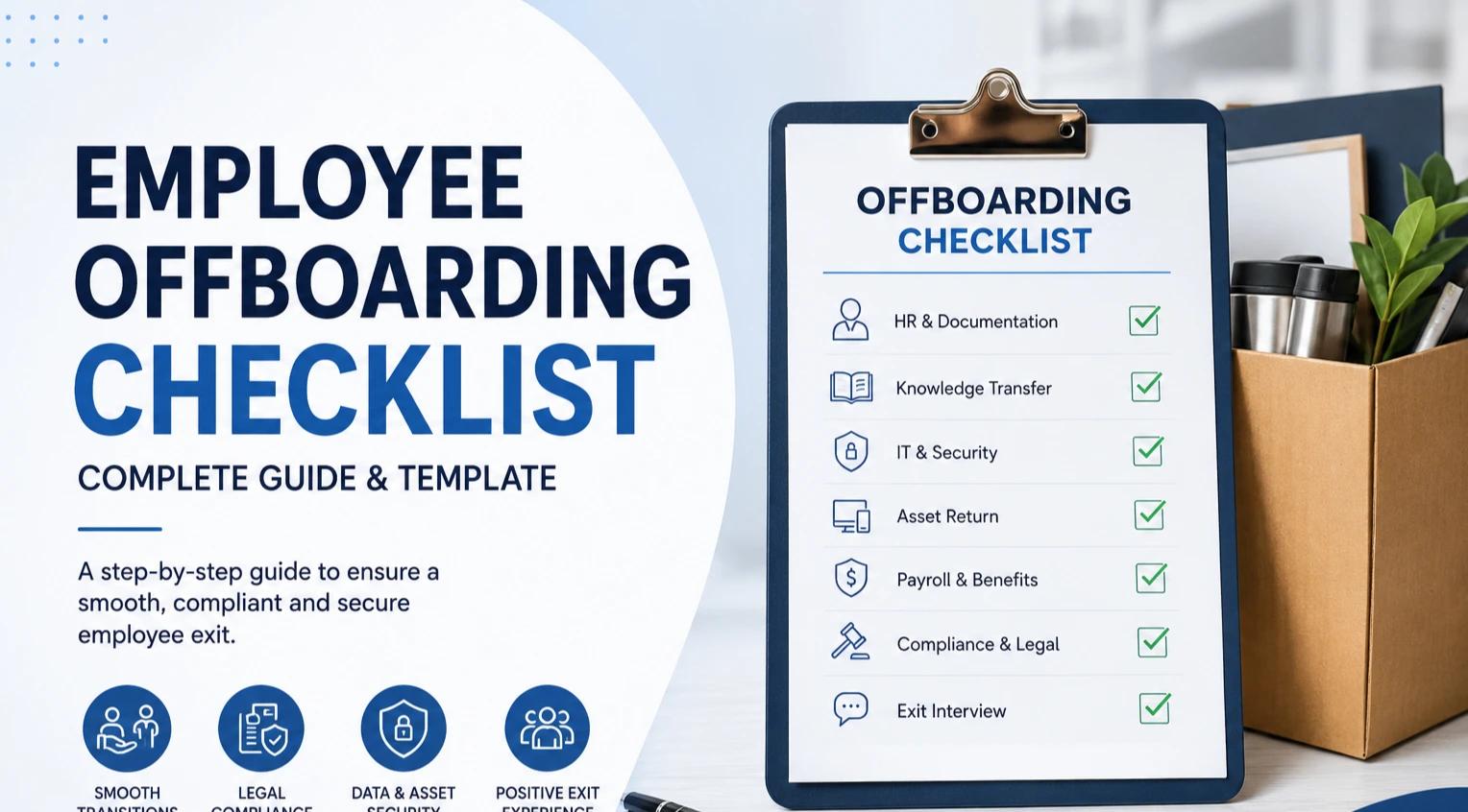 Cover image for Employee Offboarding Checklist: Complete Guide & Template