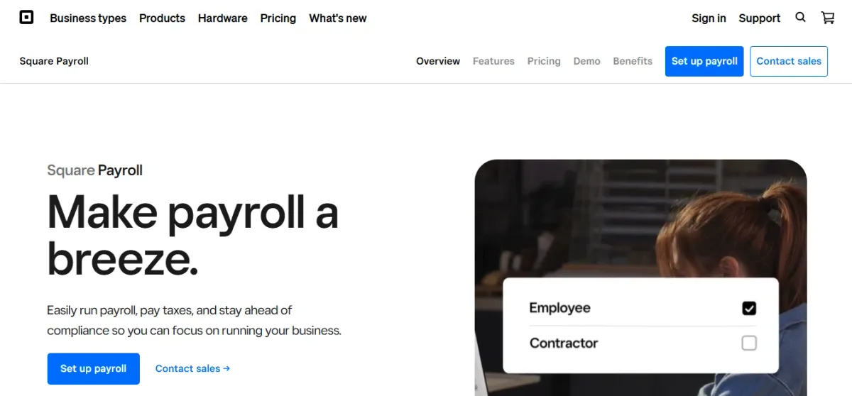Square Payroll Software