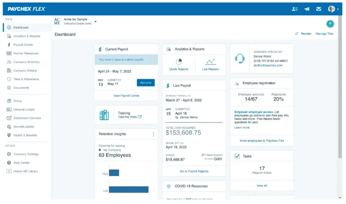 Paychex Payroll software 