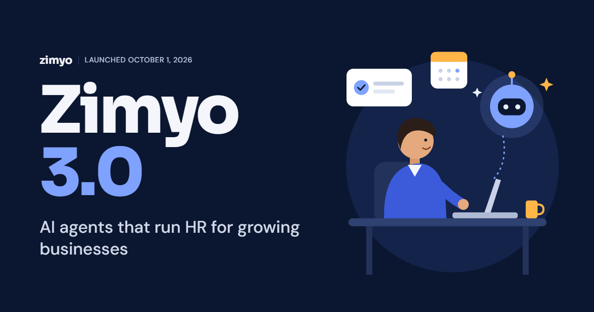 Cover for Zimyo 3.0 Is Here: AI Agents That Run HR for Growing Businesses