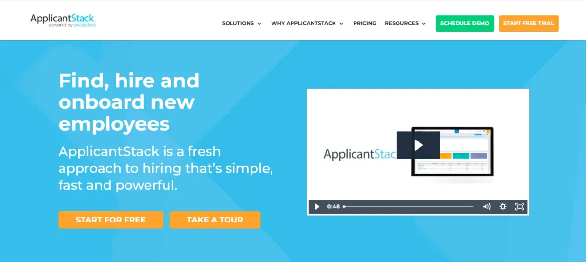 ApplicantStack Recruiting Software