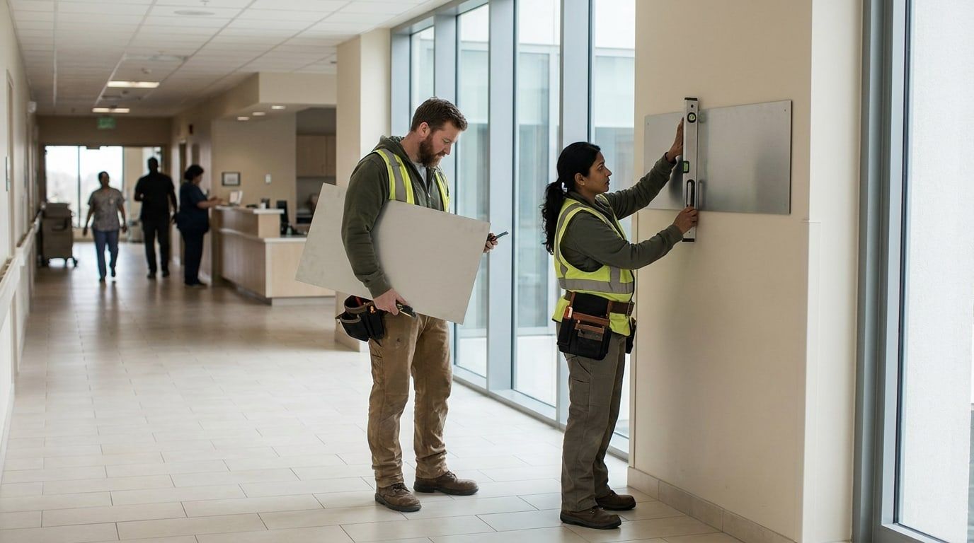 Wayfinding & Architectural Signage at work