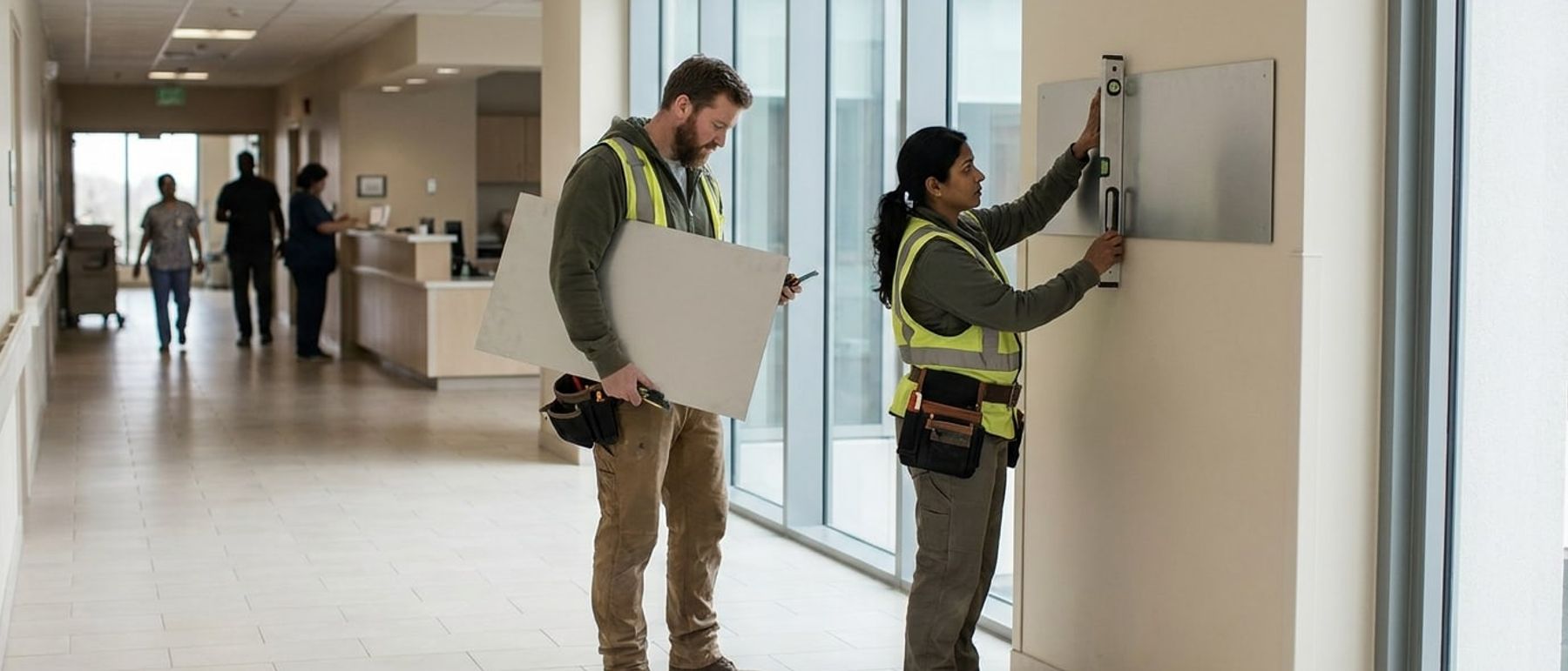 Wayfinding & Architectural Signage at work