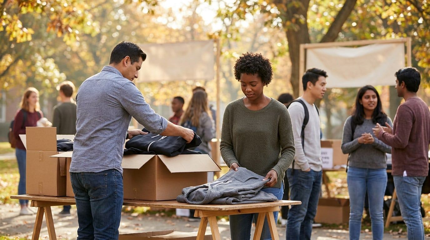 University & Schools Merchandise at work