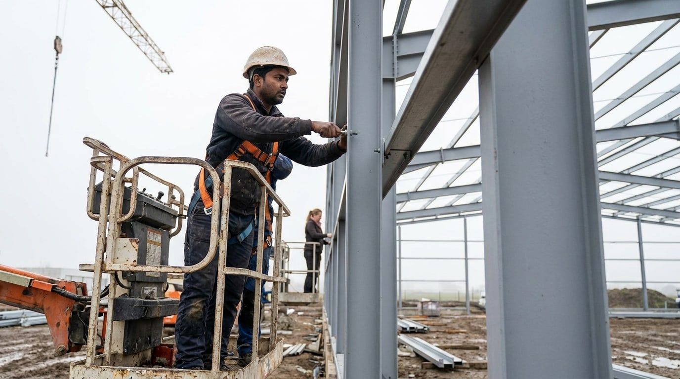 Structural Steelwork Contractors at work