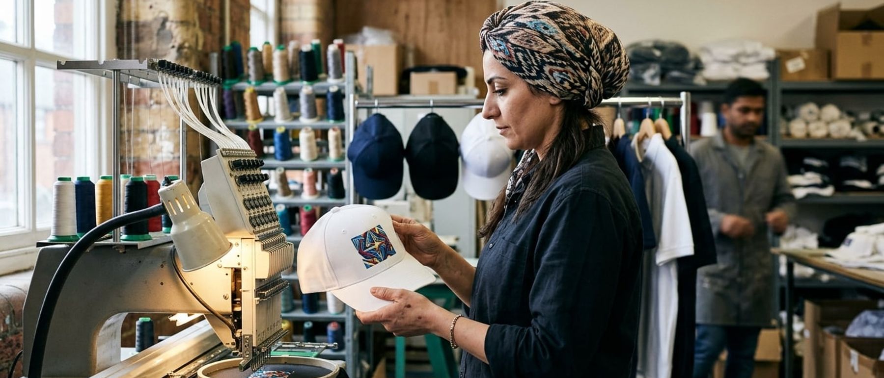 Embroidery Businesses at work