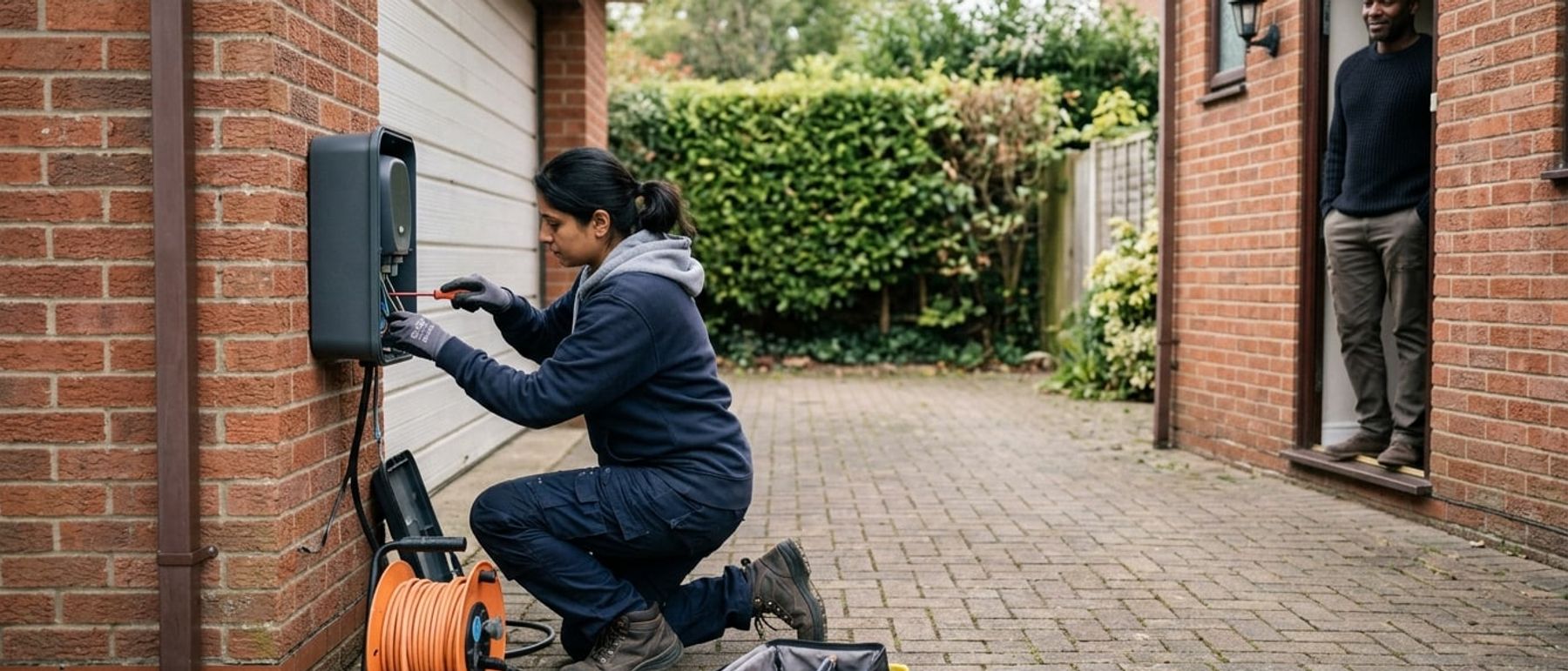 EV Charging Installers at work