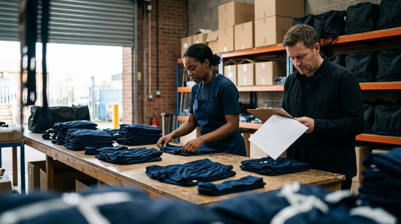 Teamwear Suppliers at work