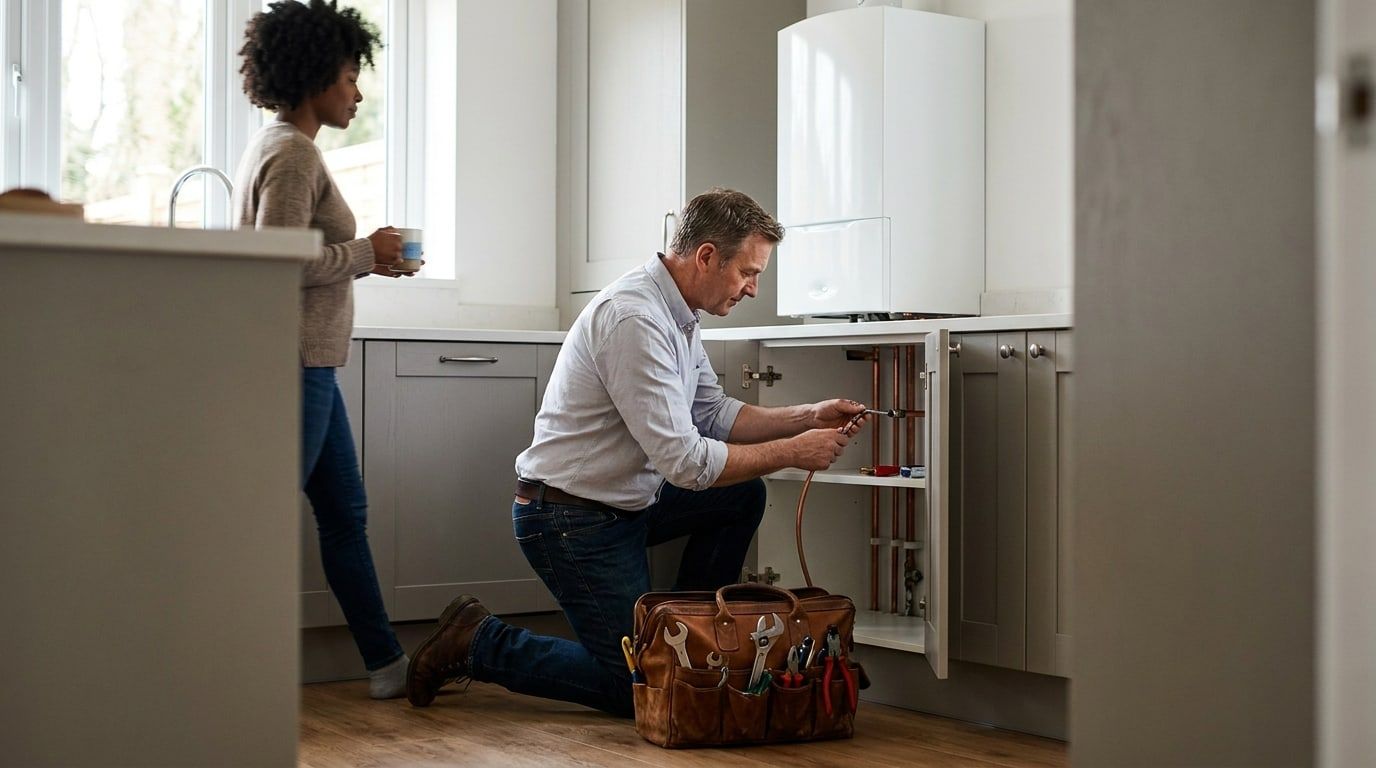 Plumbing & Heating Contractors at work