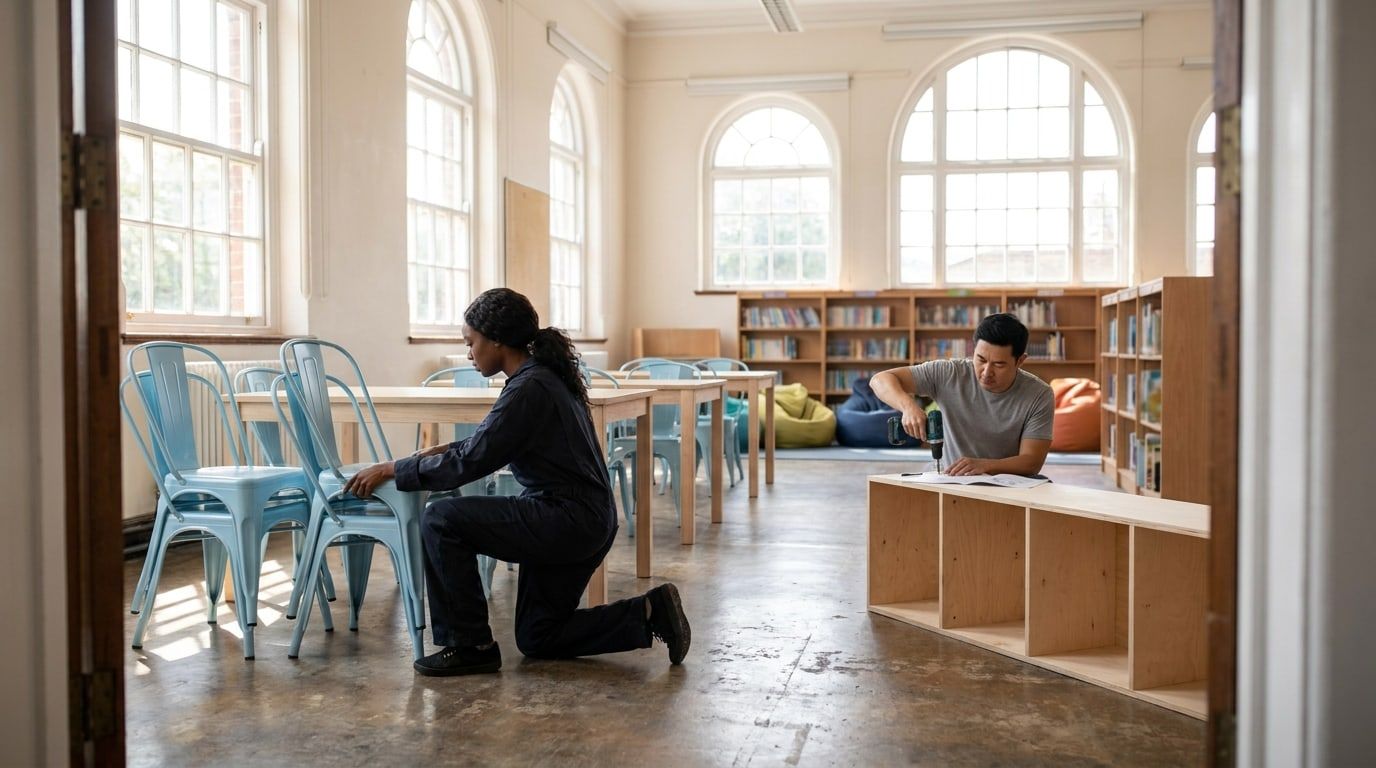 Education Furniture Suppliers at work