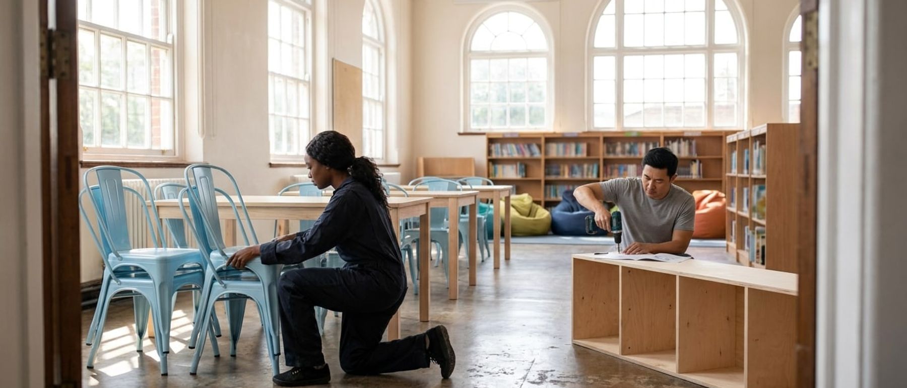 Education Furniture Suppliers at work